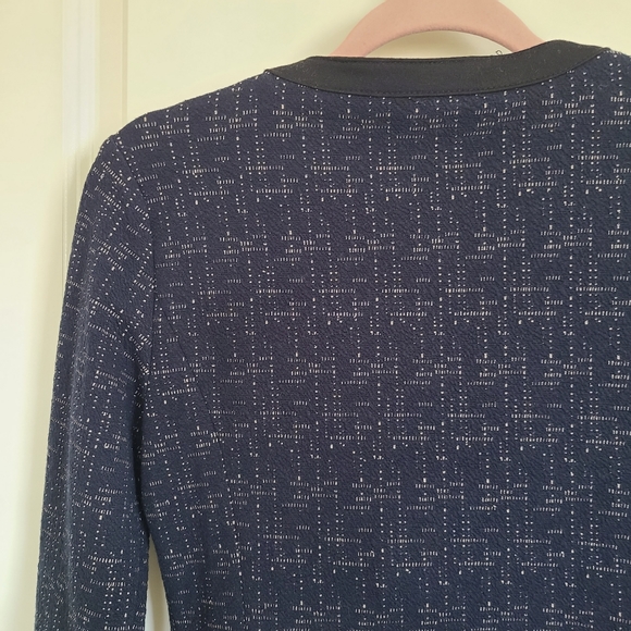 41 Hawthorn Stitch Fix Blue Asymmetric Zip Up Soft Jacket Size XS - Picture 8 of 11